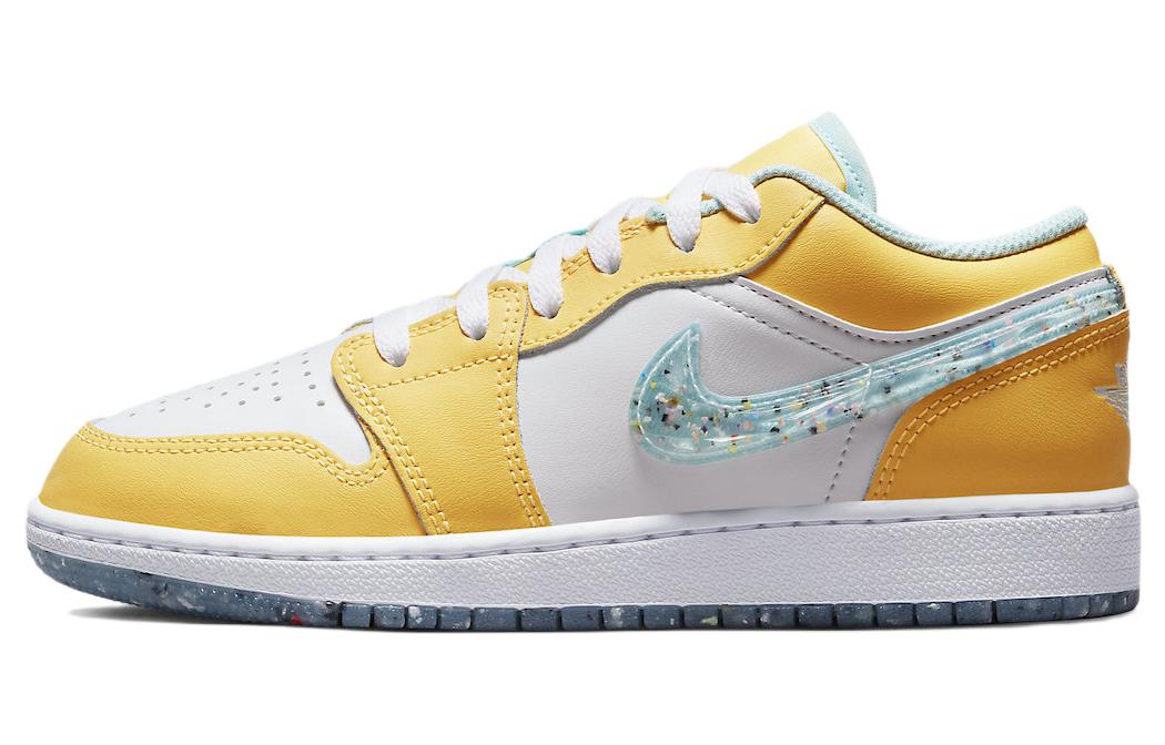 Кроссовки Jordan Air Jordan 1 Low (желто-белый)