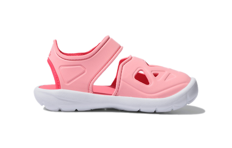 Детские сандалии adidas Fortaswim 2.0 (розово-белые) — фото 2