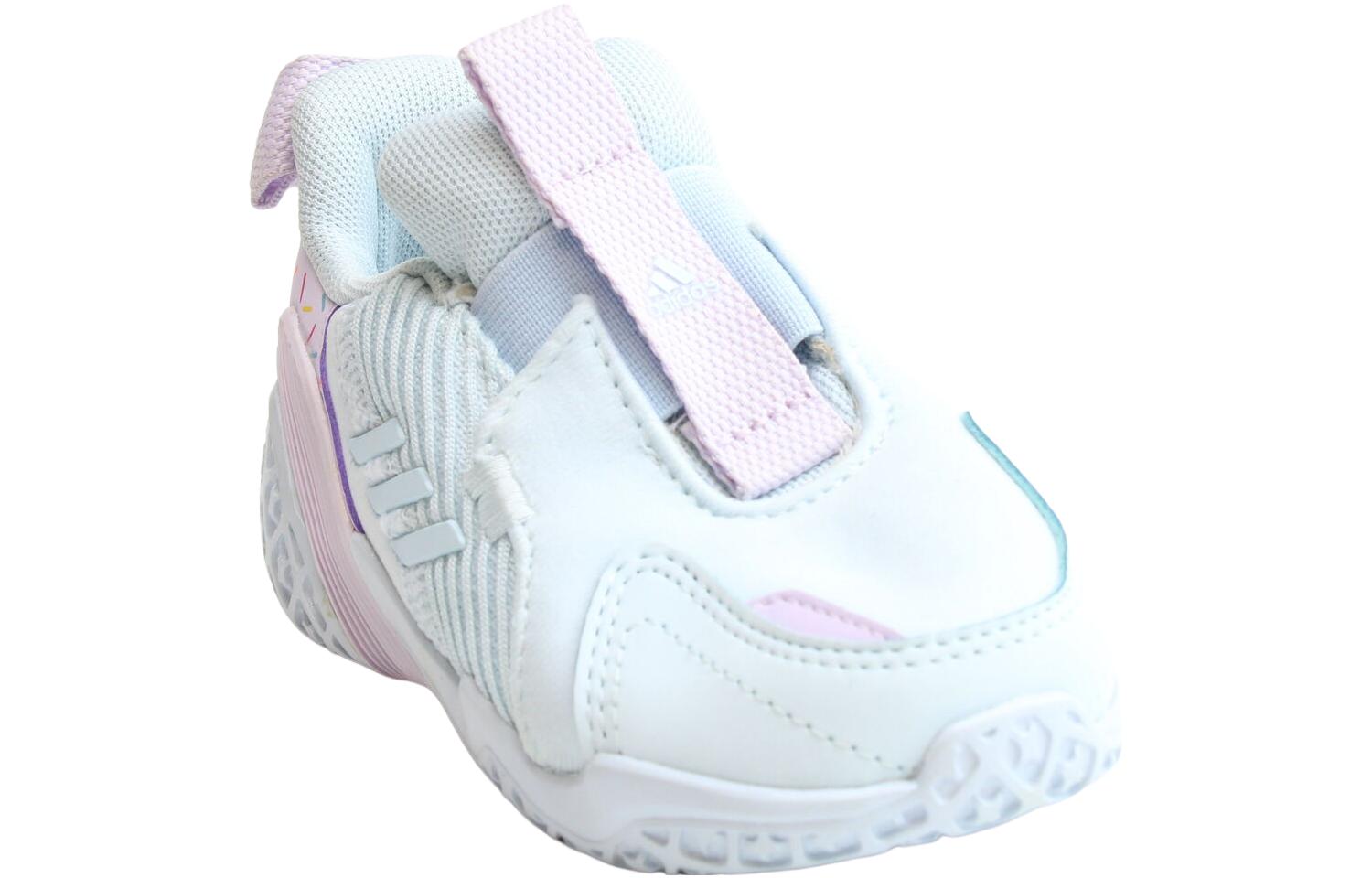 Детские кроссовки adidas 4Uture Rnr (белый / синий) — фото 2