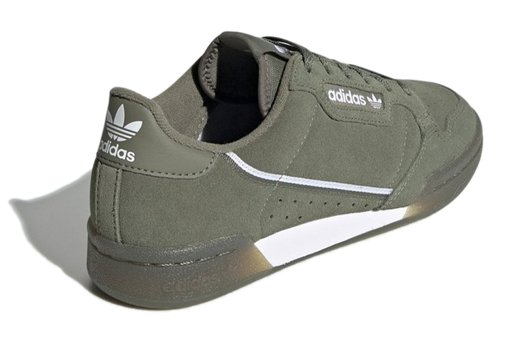 Кеды adidas originals 80 J (зеленые) — фото 5
