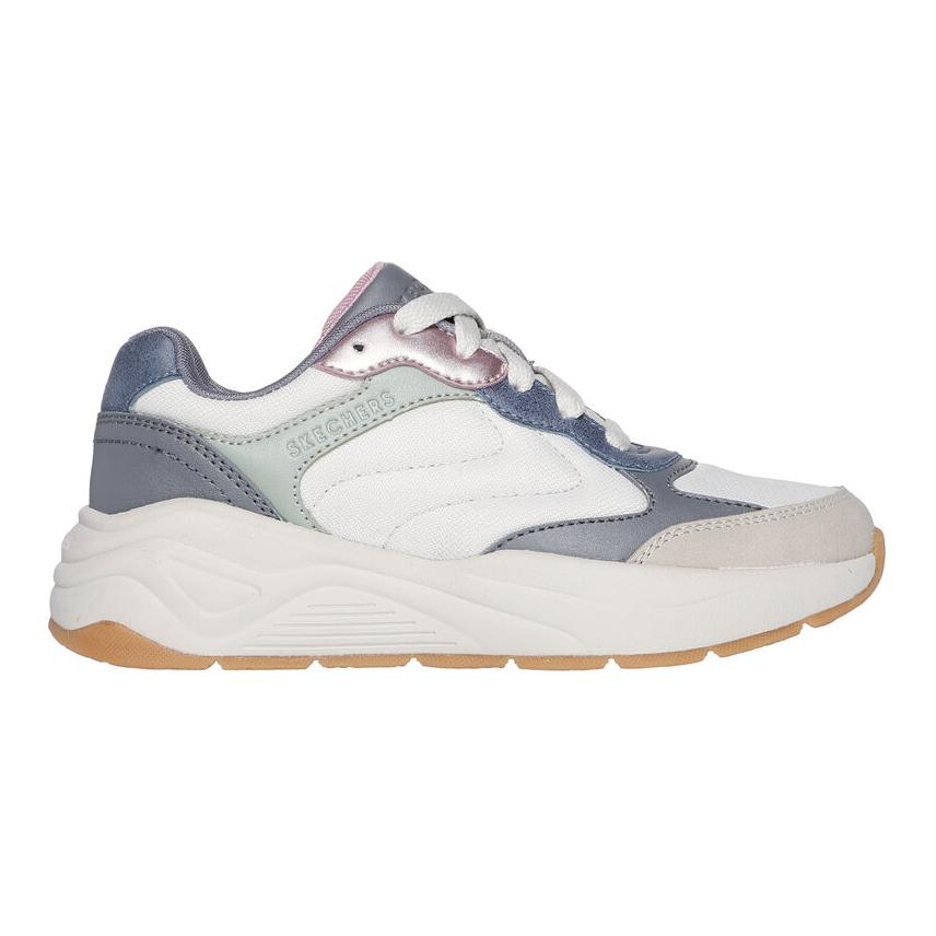 Кроссовки Skechers Nova Jogger (бело-серые) — фото 4