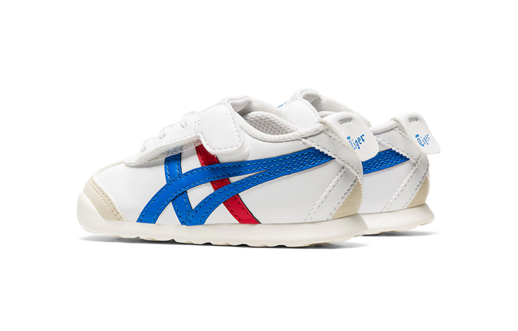 Детские кеды Onitsuka Tiger MEXICO 66 (сине-красно-белый) — фото 8
