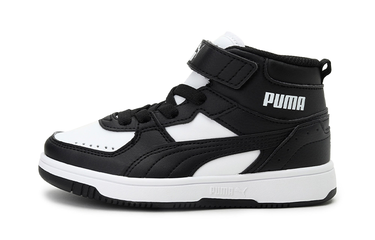 Детские кеды PUMA REBOUND Joy (черно-белые)