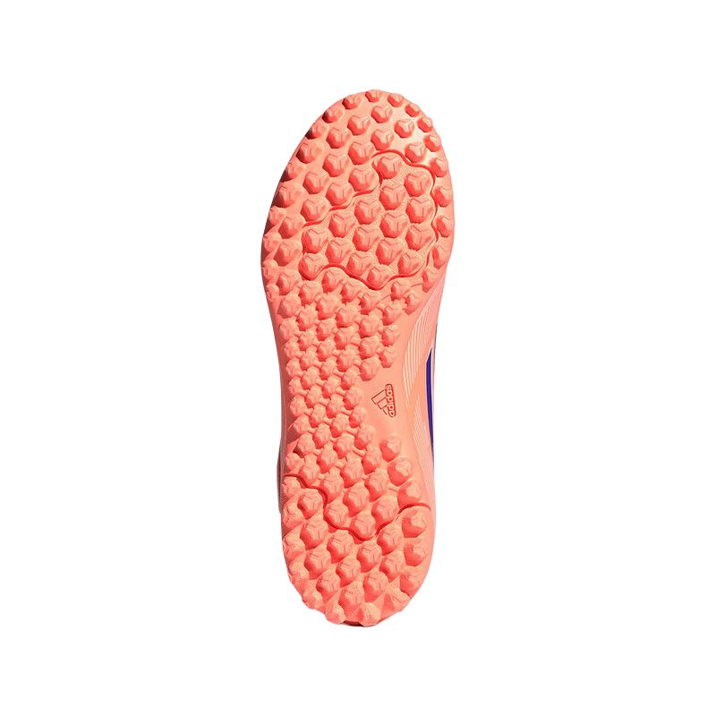 Детские бутсы adidas F50 CLUB VEL TF J (оранжевый) — фото 4
