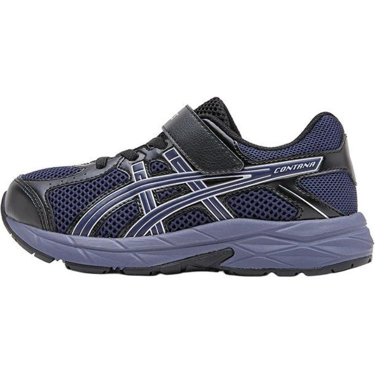 Детские кроссовки ASICS RUNNING KIDS CONTANA PS (сине-черные)