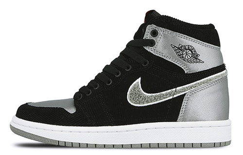 Кроссовки Jordan JordanAir Jordan 1 Retro High Aleali May Shadow GS (черный / серый / белый)