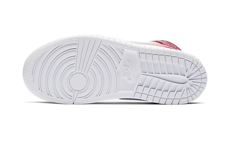 Детские кроссовки Jordan Air Jordan 1 Mid (розовый) — фото 5