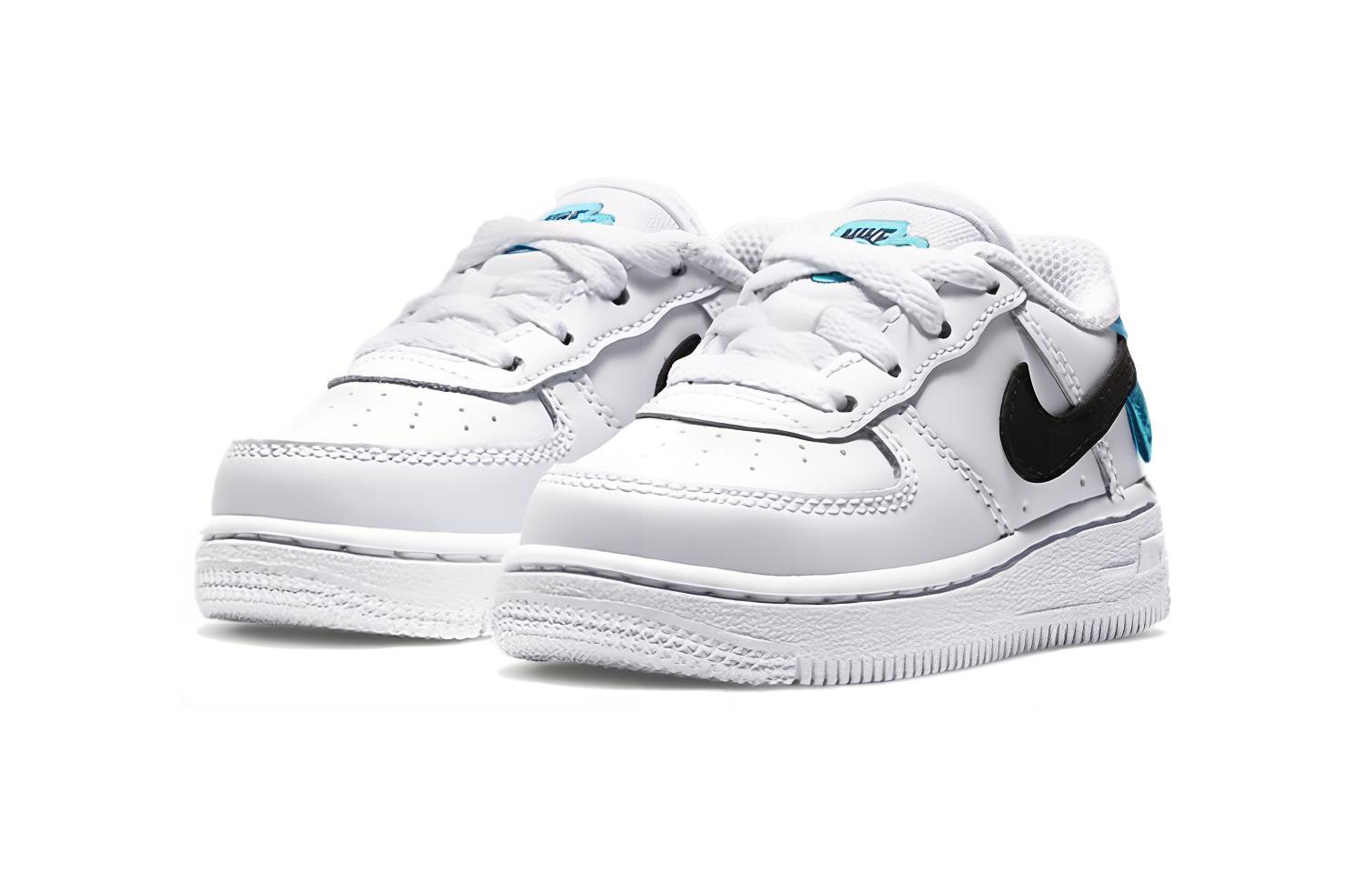 Кроссовки Nike Air Force 1 Worldwide (белыйчерныйсиний) — Белыйчёрныйсиний — фото 5