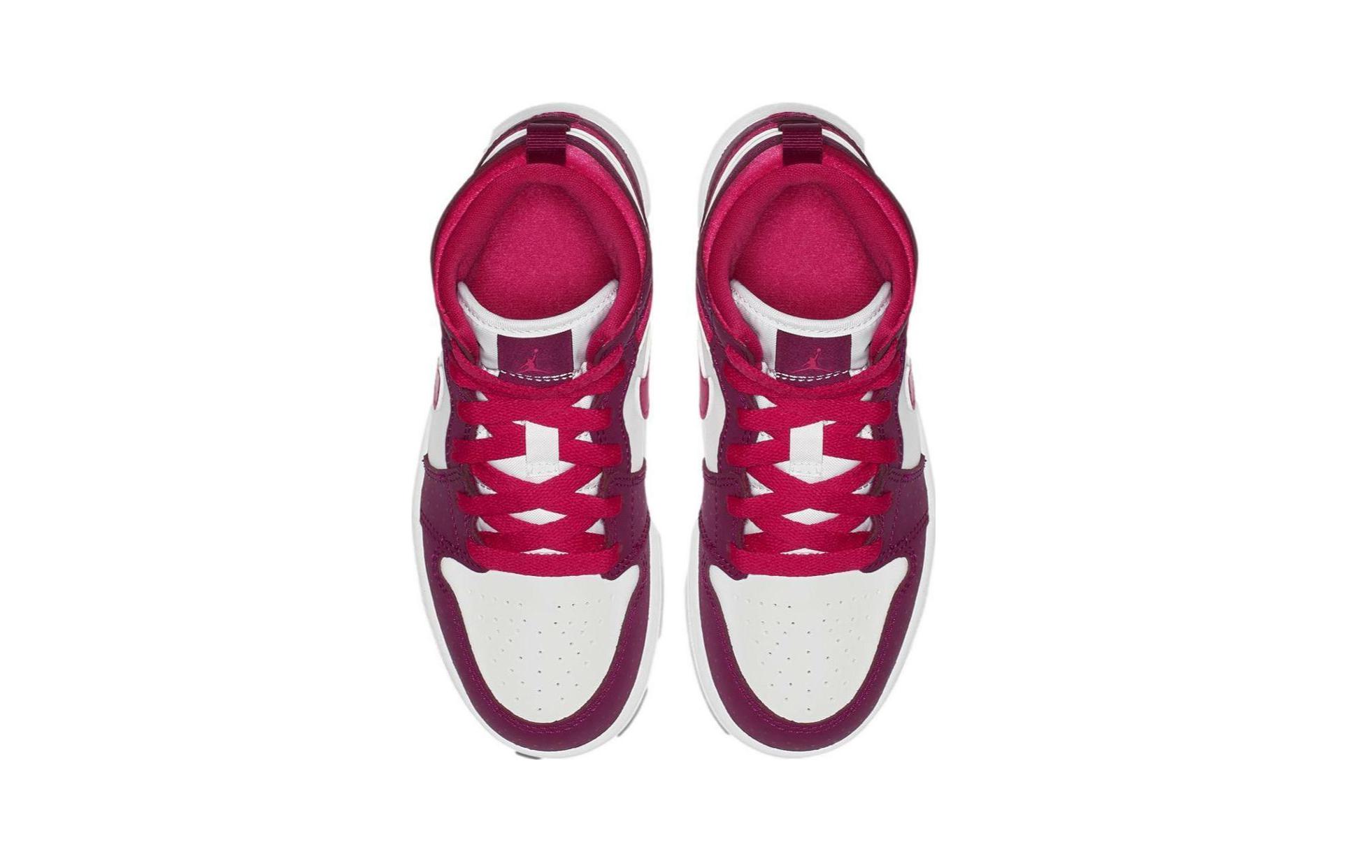 Детские кроссовки Jordan Air Jordan 1 Mid (розовый) — фото 4