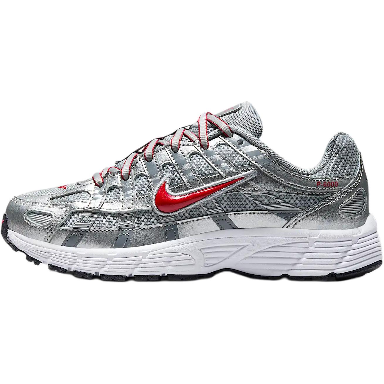 Кроссовки Nike NikeP-6000 (серебристо-серые)