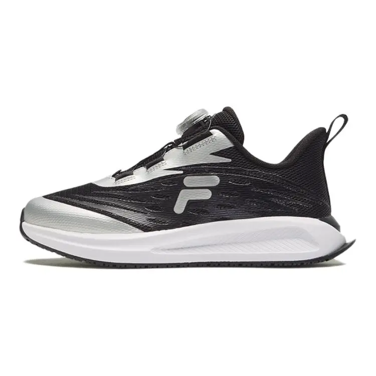 FILA KIDS BOA Comfortable Slip Resistant And Breathable Slip Resistant And Breathable Kids' Training Shoes Black Gray