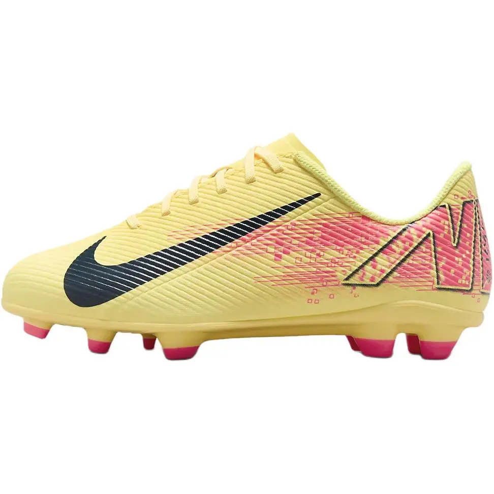 Nike Mercurial Vapor 16 Club Comfortable Slip Resistant Cushioning Abrasion Resistant Low top Kids' Soccer Shoes Yellow