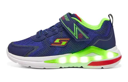 Skechers Skechers, comfortable universal breathable green switch key, flashing light, for teenagers