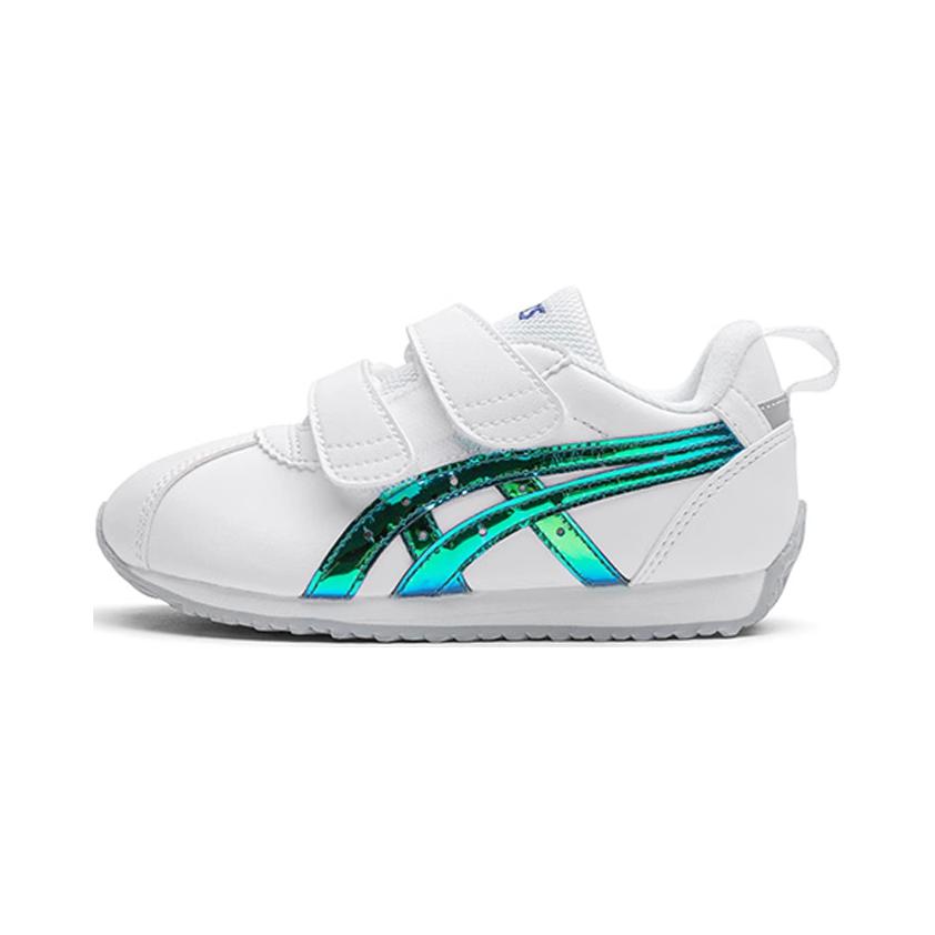 Детские кеды ASICS Cotla (бело-зеленые)