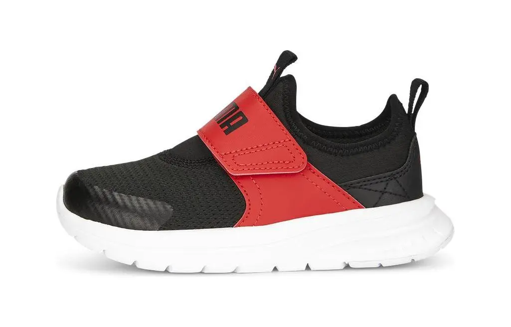 Puma Evolve Slip-On Little Kid 'Black For All Time Red'