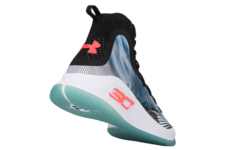 Детские кроссовки Under Armour Under Armour Curry 4 (черно-белый) — фото 7