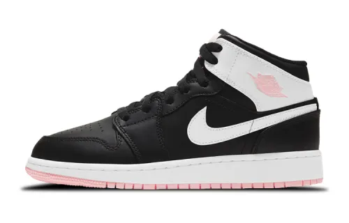 Jordan 1 Mid 'Arctic Pink Black' GS