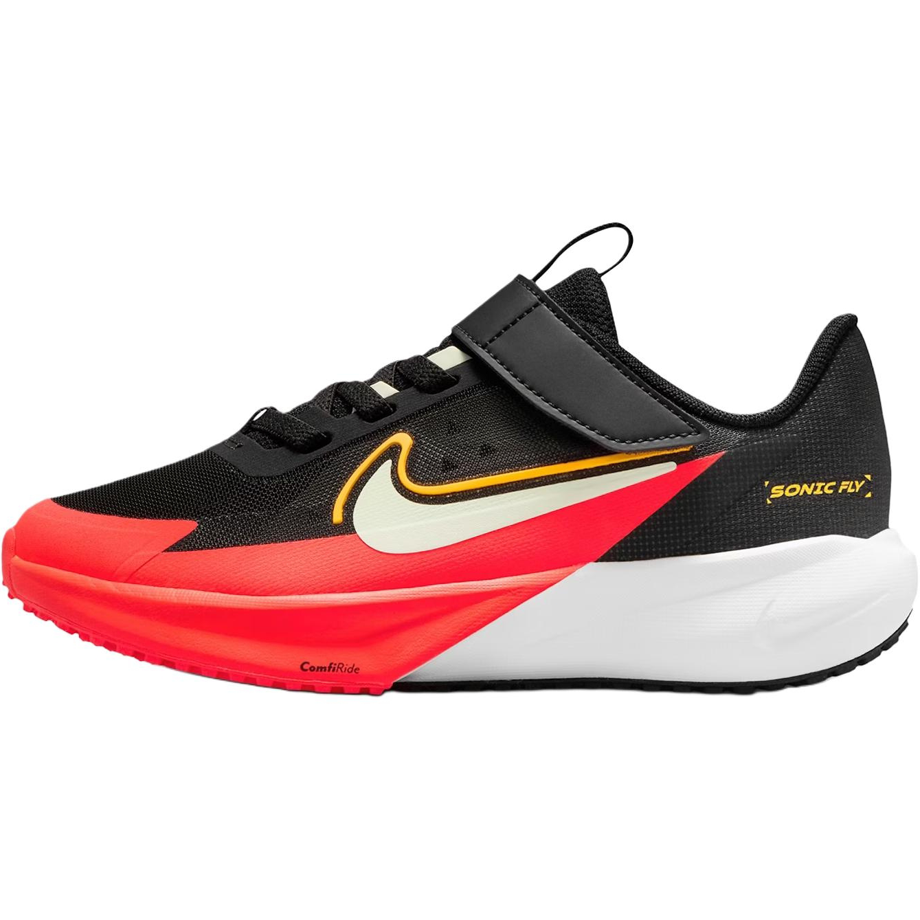 Кроссовки Nike SONIC FLY (черно-красные)