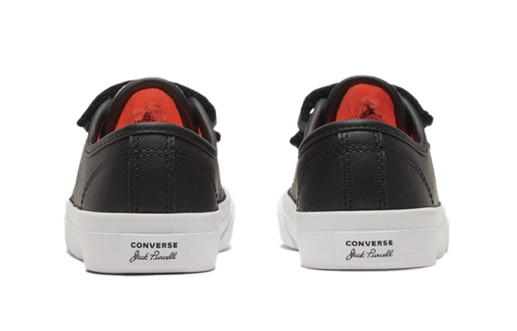 Кеды Converse Jack Purcell (черно-бело-оранжевый) — фото 6