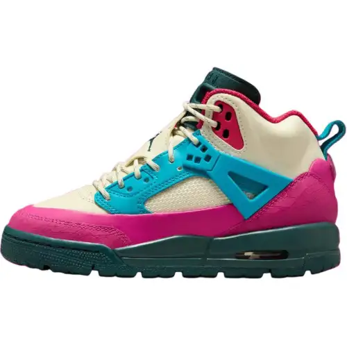 Jordan Spizike leather fashionable and versatile GS high-top basketball shoes off-white same style for men and women