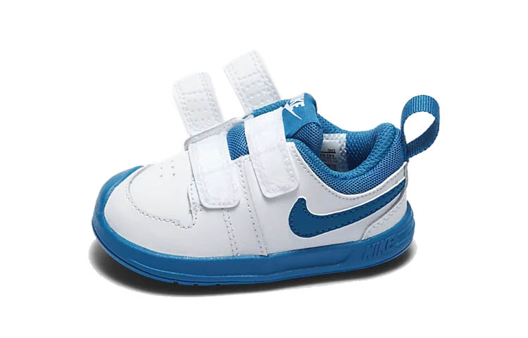 Детские кроссовки Nike Pico 5 (бело-синие) — 白色/浅清透蓝 — фото 5