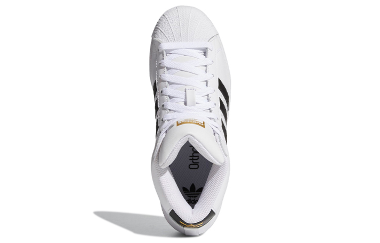 Кеды adidas originals Pro Model J (бело-черные) — фото 6