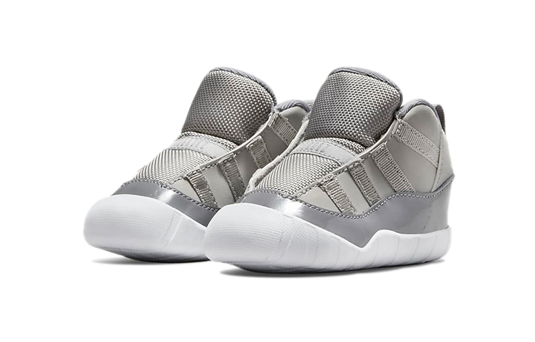Обувь для малышей Jordan Air Jordan 11 Crib Bootie (серая) — Серый — фото 5