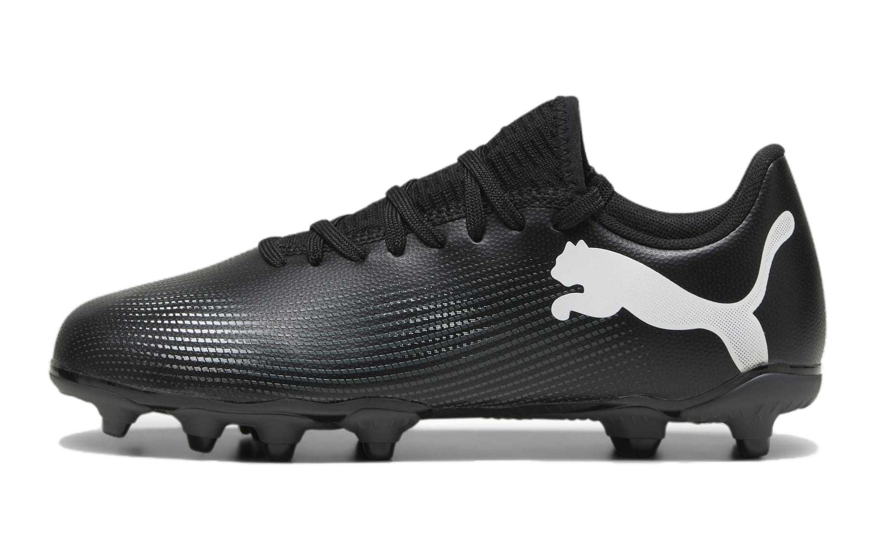 Детские бутсы PUMA FUTURE 7 PLAY (черно-белые)