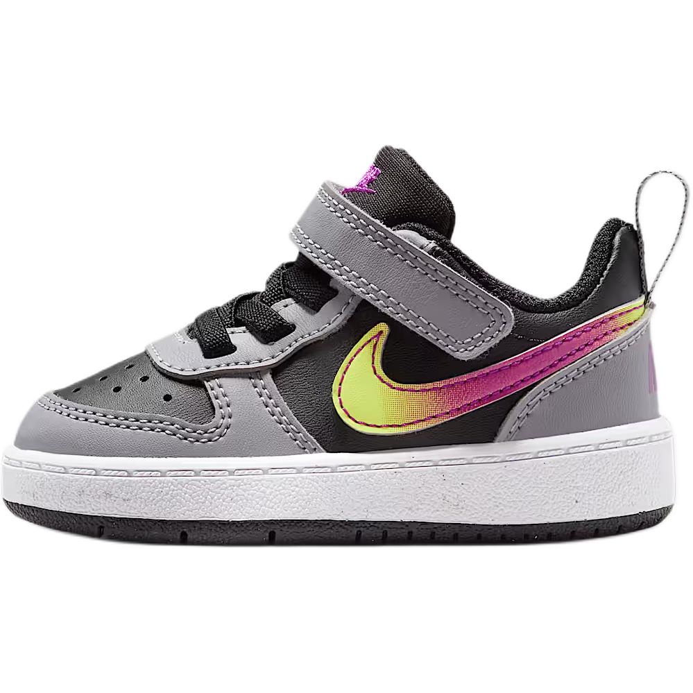 Детские кроссовки Nike Court Borough Low Recraft (черно-серые)