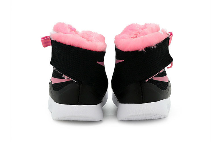 Детские кроссовки Nike Child High (черно-розовые) — фото 6