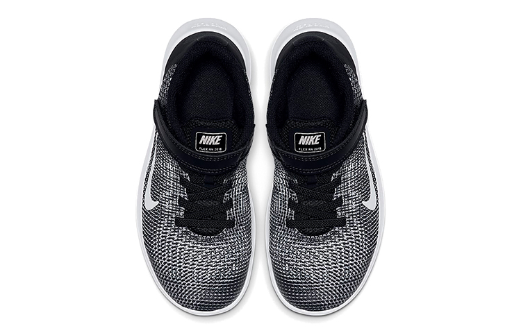 Детские кроссовки Nike Flex Runner (черно-белые) — фото 5
