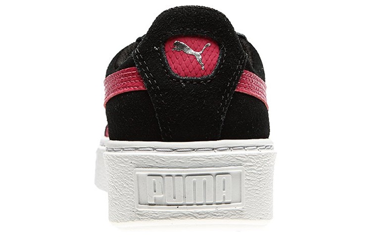 Кеды PUMA Platform Snake (черно-красные) — Чёрный / розовый — фото 4