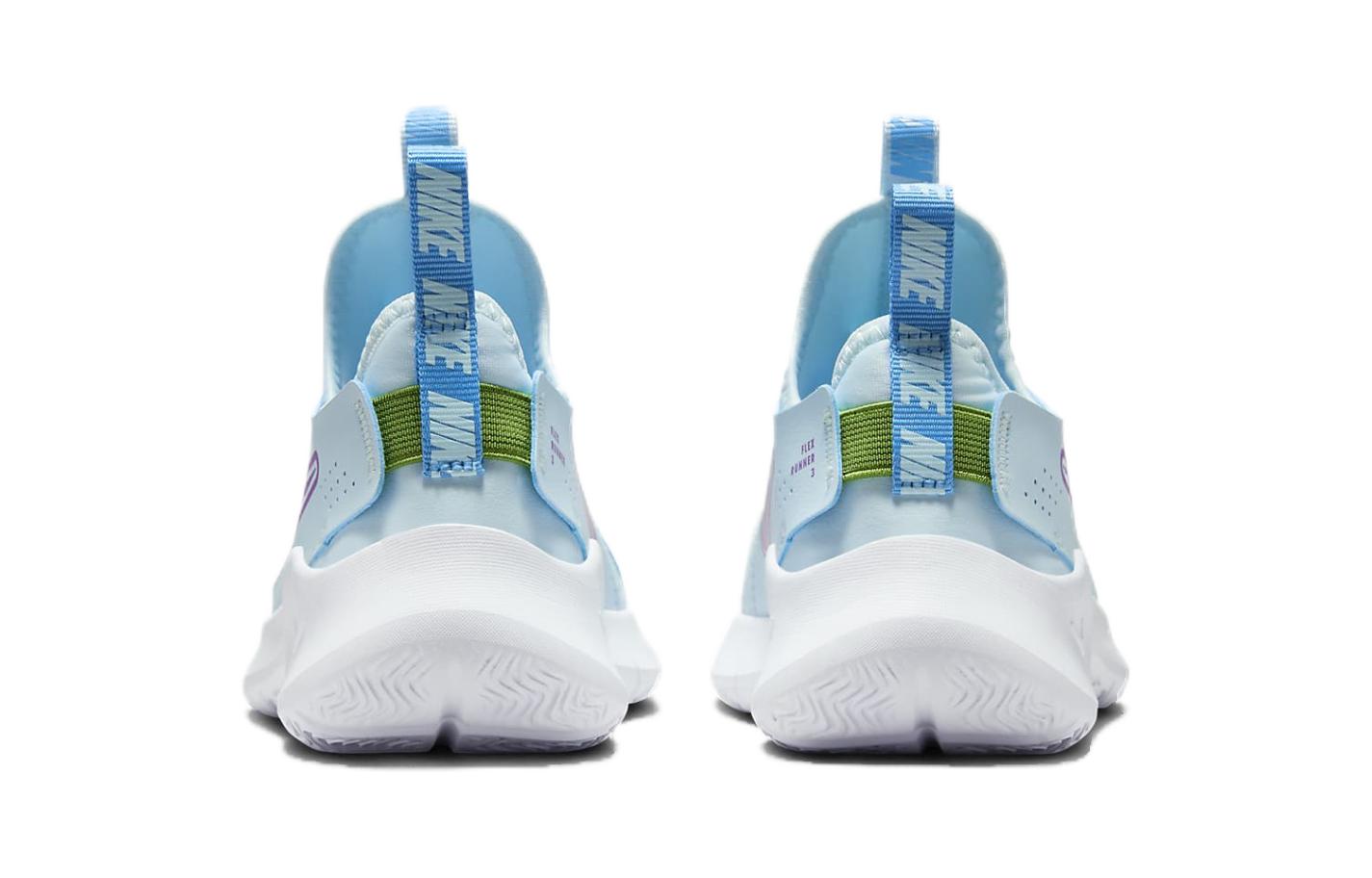 Детские кроссовки Nike Flex Runner 3 BP (сине-фиолетовые) — фото 6