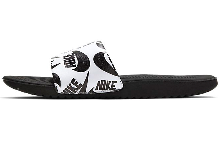 Женские шлепанцы Nike Nike Kawa Slide SE JDI (черно-белые)