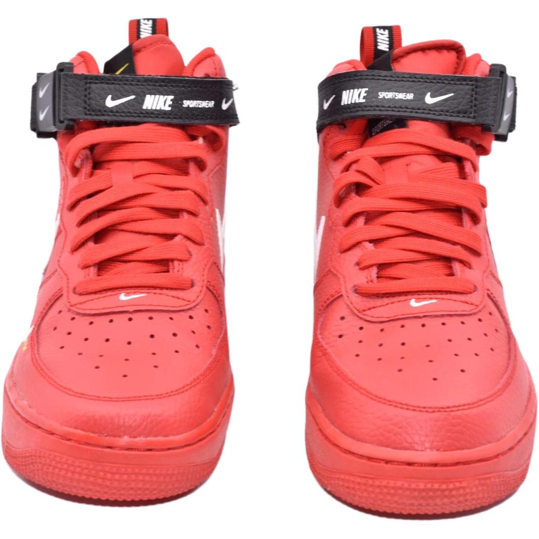 Кроссовки Nike Air Force 1 LV8 GS (красные) — фото 7