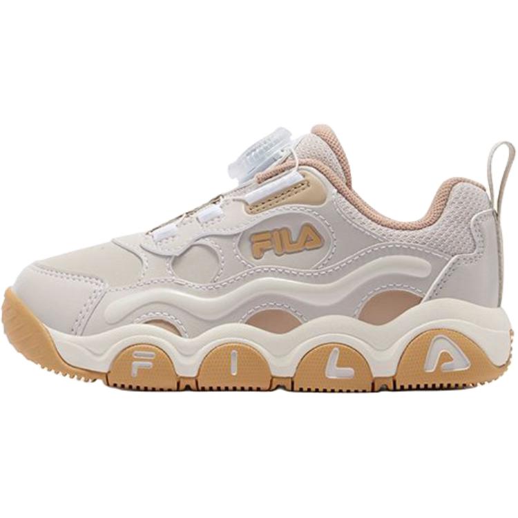 Детские кроссовки Fila KIDS Heritage-FHT JAGGER2 EC (бело-розовые) — 黑/太空银-BB 朴灰/橄榄棕-MR 奶白/石南紫-GA — фото 7
