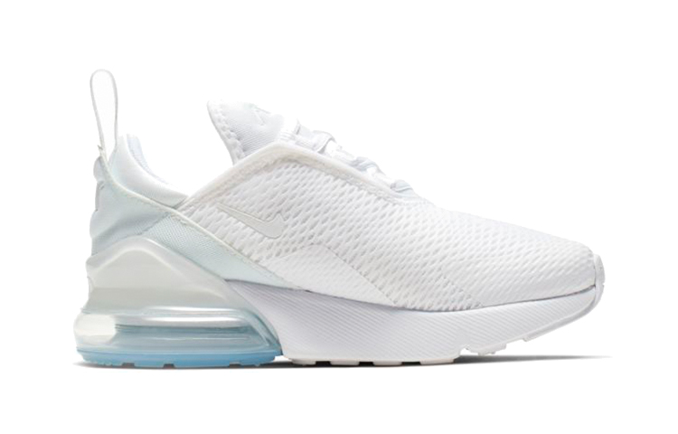 Детские кроссовки Nike Air Max 270 (бело-голубые) — фото 2