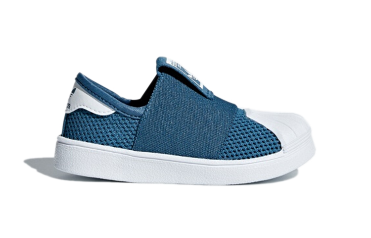 Детская обувь adidas originals Superstar Smr 360 I (сине-белые) — фото 2