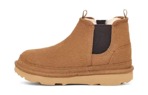 UGG Comfortable universal wear-resistant keep warm children's brown boots, for teenagers