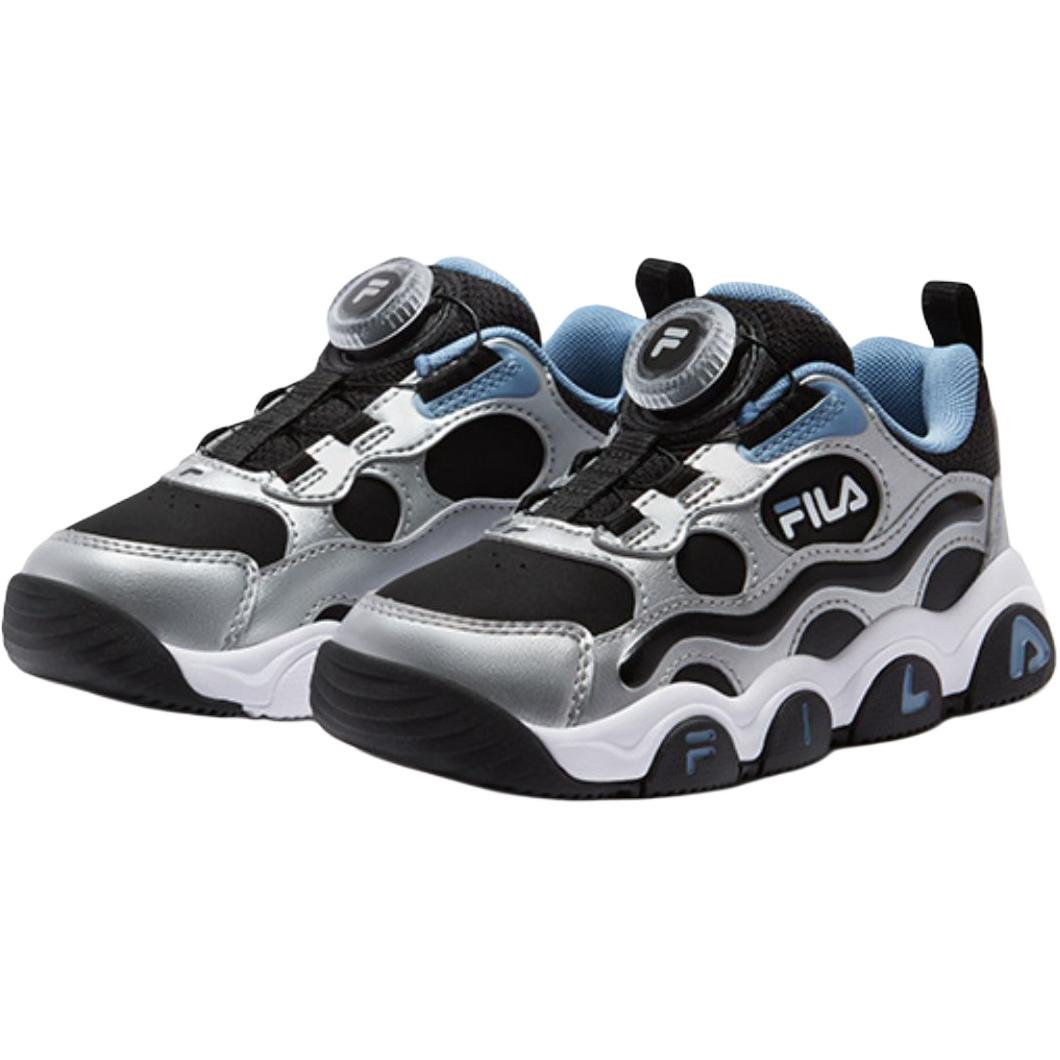 Детские кроссовки Fila KIDS Heritage-FHT JAGGER2 EC (бело-розовые) — 黑/太空银-BB 朴灰/橄榄棕-MR 奶白/石南紫-GA — фото 4