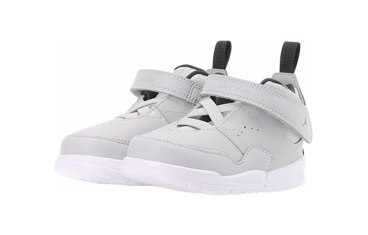 Детские кеды Jordan Courtside 23 (серо-белые) — 雾灰/暗烟灰/白色 — фото 5