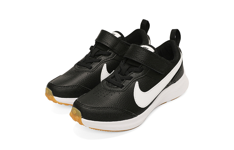 Детские кроссовки Nike Varsity Leather (черно-белые) — фото 4