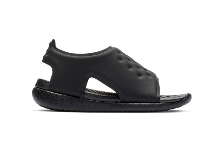 Детская обувь Nike Sunray Adjust 5 (черно-белая) — фото 3