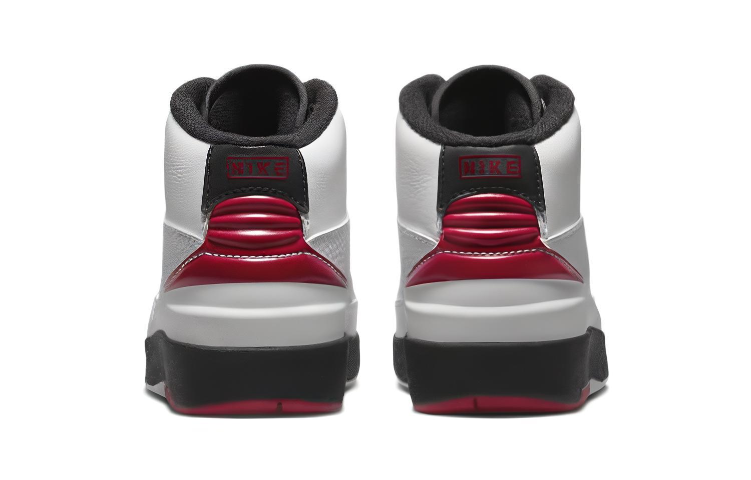 Детские кроссовки Jordan Air Jordan 2 "Chicago" (бело-черно-красные) — Белый / чёрный / красный — фото 6
