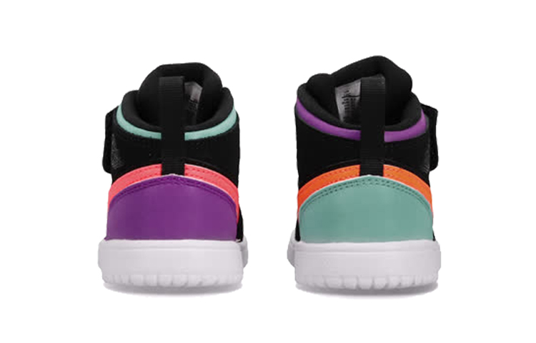 Детские кроссовки Jordan Air Jordan 1 MID ALT (фиолетово-синие) — фото 4