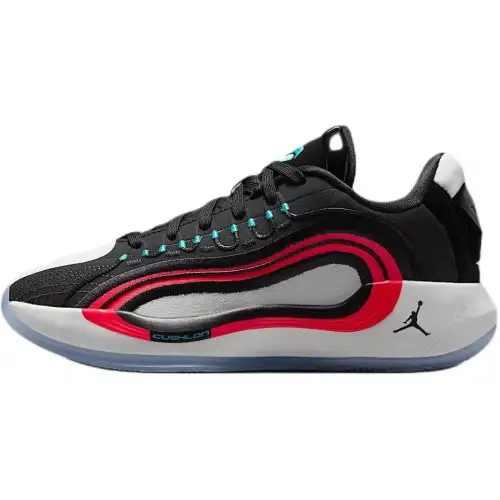 Jordan Luka 4 Low top Basketball Shoes Black Red Unisex