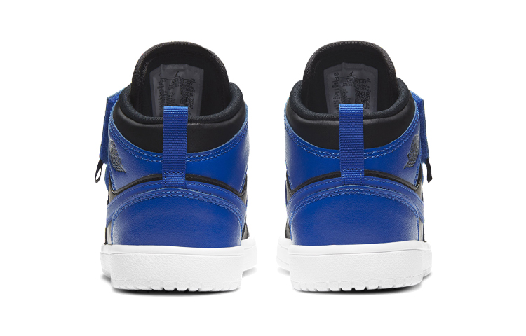 Детские кроссовки Jordan Air Jordan 1 mid alt (синие) — Чёрный / синий — фото 7