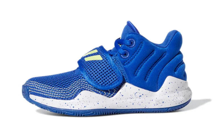 Adidas Slip Resistant Abrasion Resistant Low top Children's Basketball Shoes Children Aged 3 7 Years Old