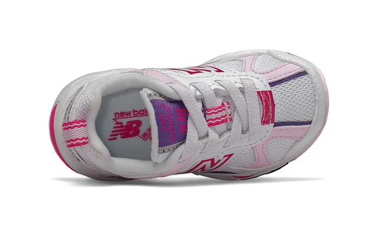 Детские кроссовки New Balance 878 (белыйрозовый) — фото 4