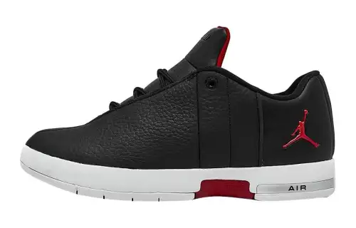 Jordan Team Elite 2 Slip Resistant Anti Kick Low top Casual Shoes Black Red Unisex
